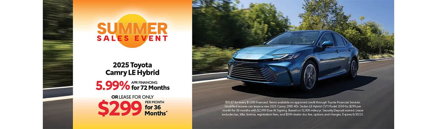 2025 Toyota Carmy LE Hybrid